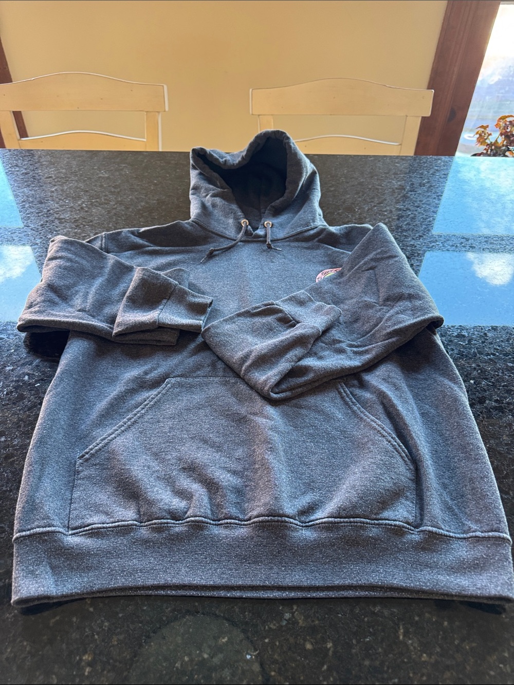 Quiksilver - Gray - Pullover Hoodie with Front Pocket